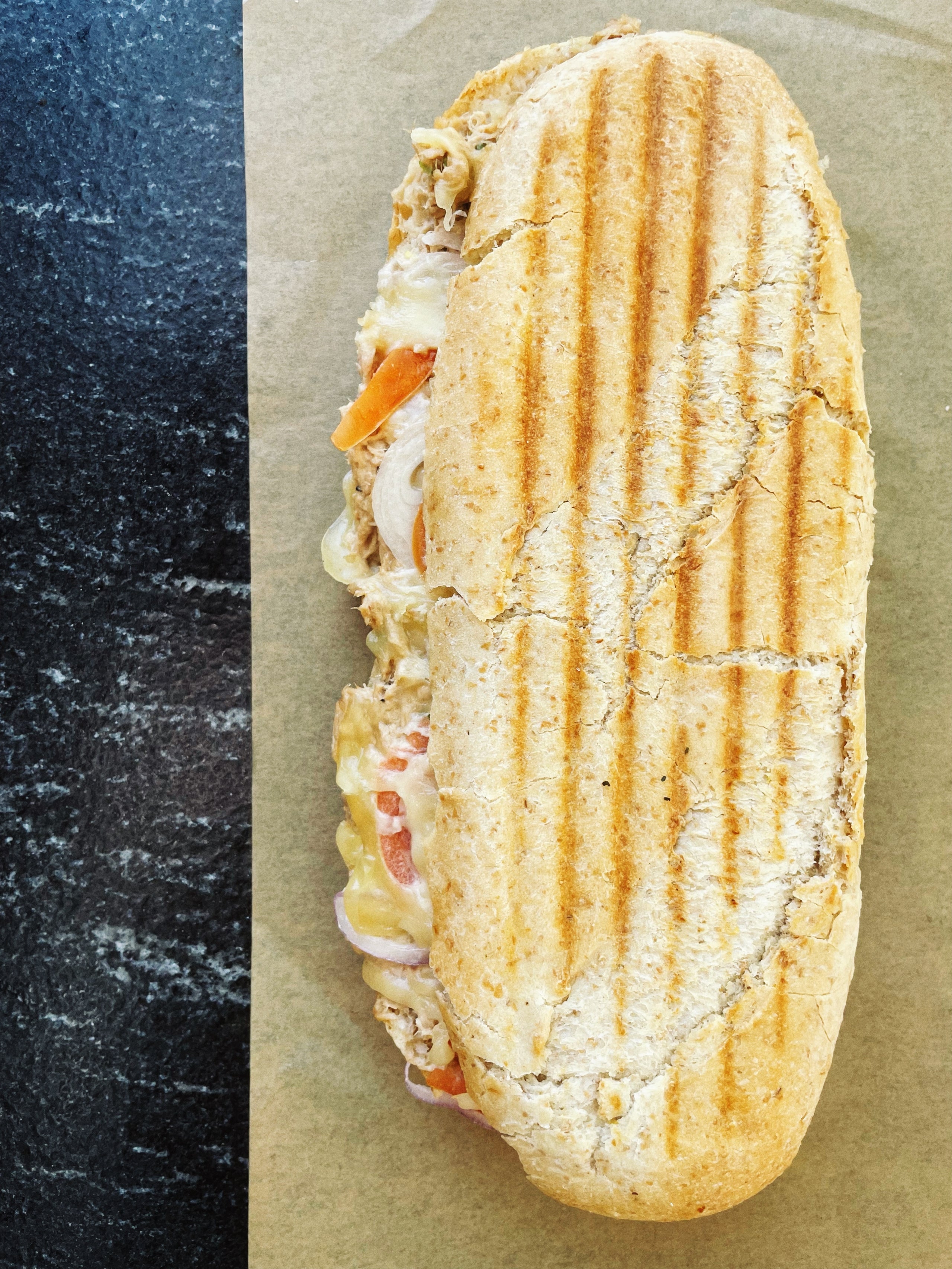 Tuna Melt Panini Ahava Cafe